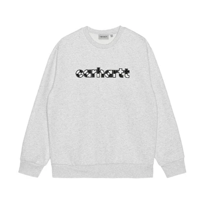 Carhartt WIP FW21 Letter Print Crewneck Sweatshirt Men’s Grey I029530-482-XX