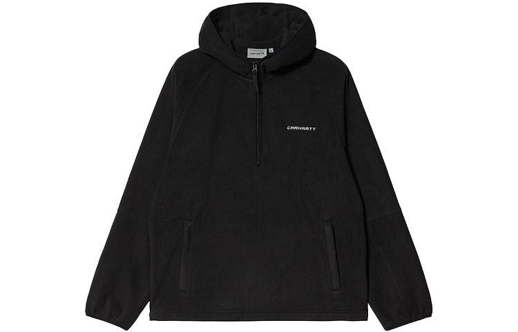 Carhartt WIP FW21 Unisex Black Logo Casual Sweatshirt Jacket I028793-K02-XX
