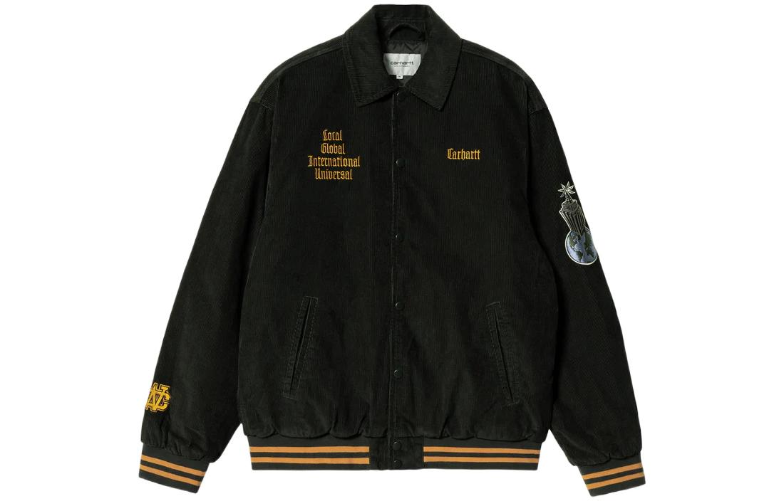 Carhartt WIP FW22  Black Embroidered Letter Button-Up Jacket. I030819-0ZH-XX 圖 2