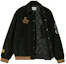Shop Chaqueta Negra Abotonada Bordada Carhartt WIP FW22. I030819-0ZH-XX