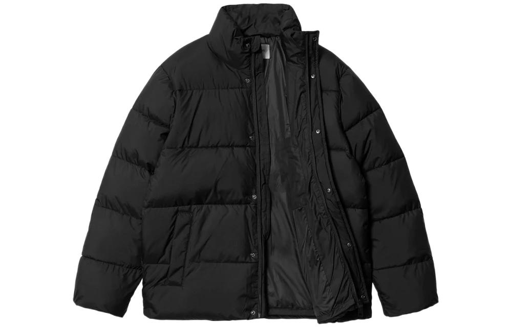 Carhartt WIP FW22  Black Logo Print Stand Collar Down Jacket. I030822-00E-XX 圖 4