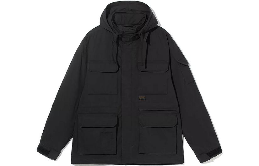 Carhartt WIP FW22  Black Solid Casual Hoodie Jacket. CHXJKA222015 圖 2