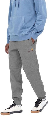 Carhartt WIP FW22 Seluar Jogger Sweatpants Kelabu Logo Sulaman. I027042-ZM-XX Shop Carhartt WIP FW22 Seluar Jogger Sweatpants Kelabu Logo Sulaman. I027042-ZM-XX