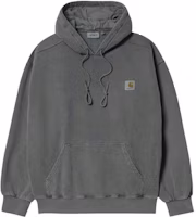 Carhartt WIP FW22 Grey Solid Color Pullover Hoodie. I029523-SOT Carhartt WIP FW22 Grey Solid Color Pullover Hoodie. I029523-SOT