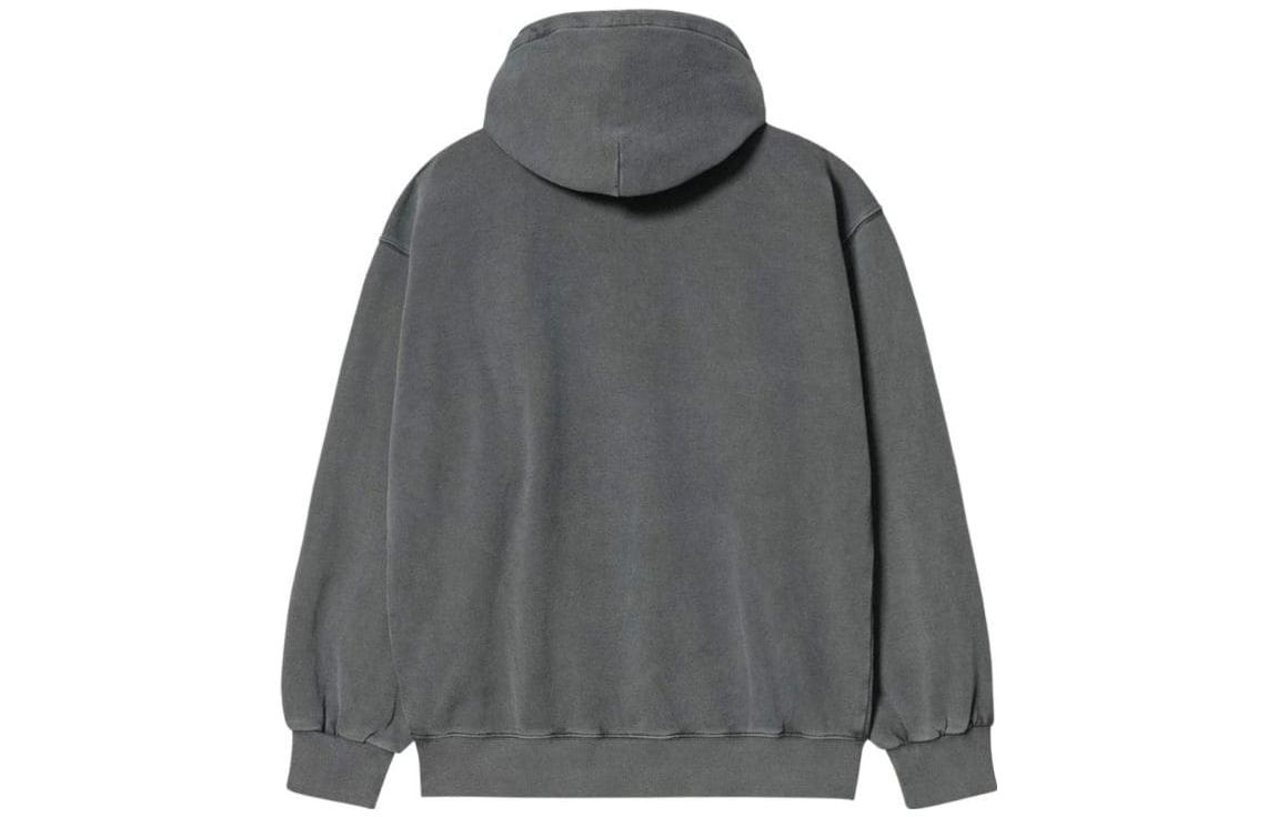 Lookbook Carhartt WIP FW22  Grey Solid Color Pullover Hoodie. I029523-SOT