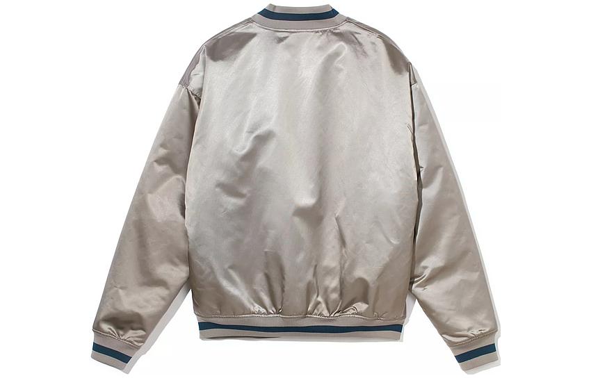 Lookbook Carhartt WIP FW22 徽標拼接灰色棒球外套 長袖 CHXJKA222044J-119470