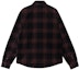 Lookbook Carhartt WIP FW22 Plaid Long Sleeve Shirt Dark Red I030788-12N-XX
