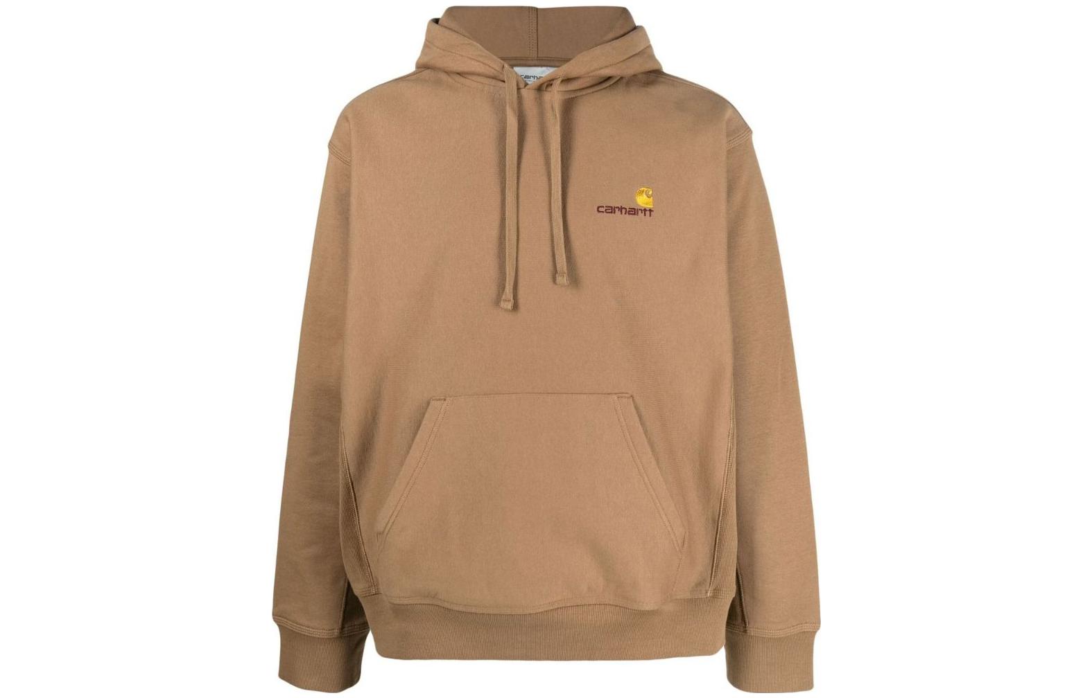 Carhartt WIP FW22 American Script Logo Sweatshirt Yellow I028279-1CM-XX