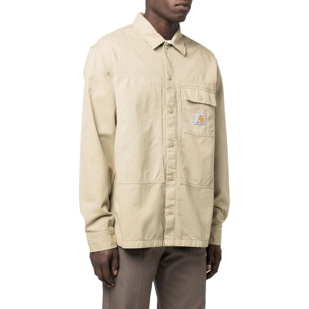 Carhartt WIP FW22 Beige Button-Up Long Sleeve Jacket Men I030765GARMENT 圖 4