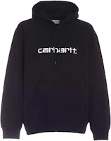 Carhartt WIP FW22 Black Hoodie with Logo Print I0302300D2XXBLACK Carhartt WIP FW22 Black Hoodie with Logo Print I0302300D2XXBLACK