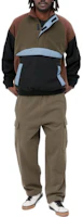 Shop Carhartt WIP FW22 Brody 男裝半拉鍊套頭衫 黑色/棕色。 I030926-15B-XX