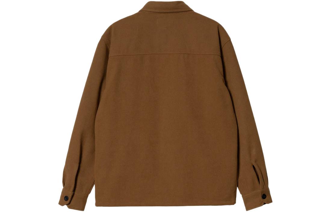 Lookbook Carhartt WIP FW22 Brown  Shirt Jacket with Dual Chest Pockets. I030792-HZ-XX