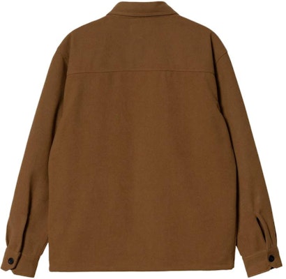 Carhartt WIP FW22 Brown Shirt Jacket with Dual Chest Pockets. I030792-HZ-XX Lookbook Carhartt WIP FW22 Brown Shirt Jacket with Dual Chest Pockets. I030792-HZ-XX