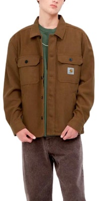Carhartt WIP FW22 Brown Shirt Jacket with Dual Chest Pockets. I030792-HZ-XX Purchase Carhartt WIP FW22 Brown Shirt Jacket with Dual Chest Pockets. I030792-HZ-XX