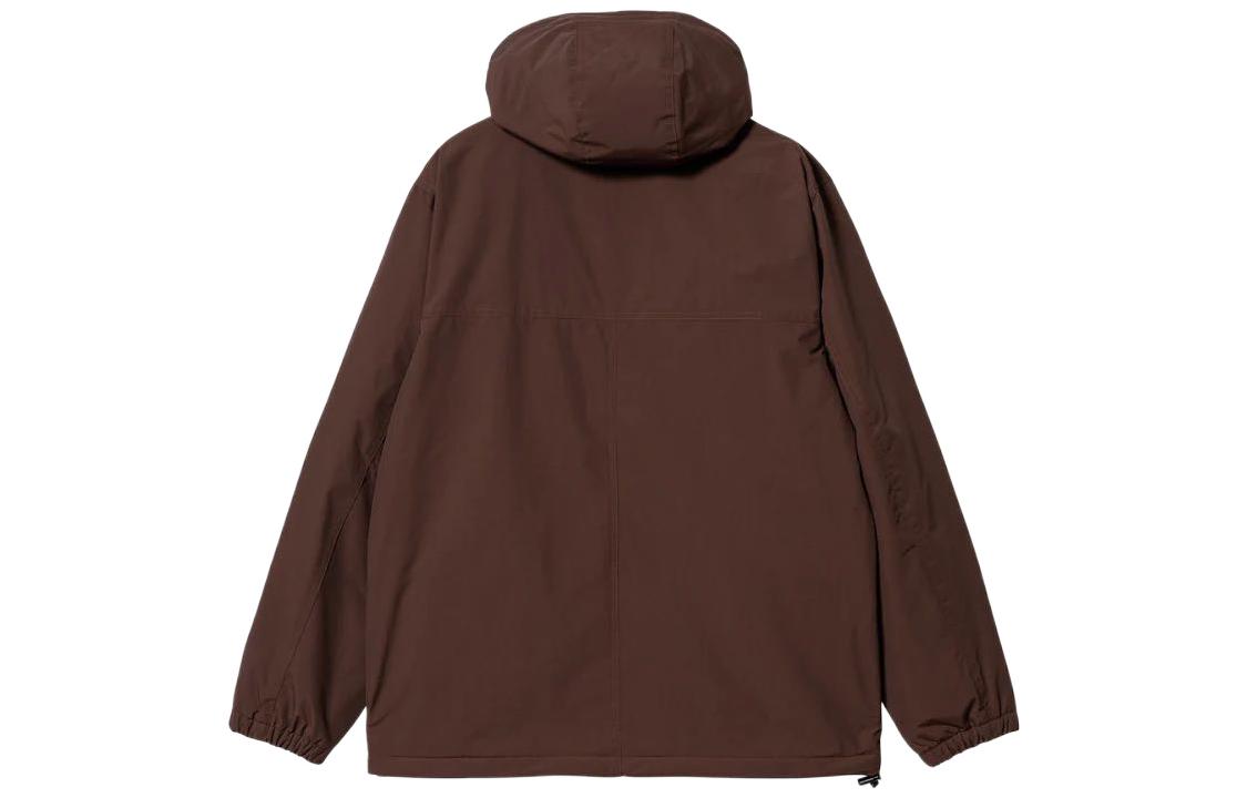 Lookbook Carhartt WIP FW22 Jaket Waterproof Half-Zip Logo Coklat Pullover I030820-12D-XX