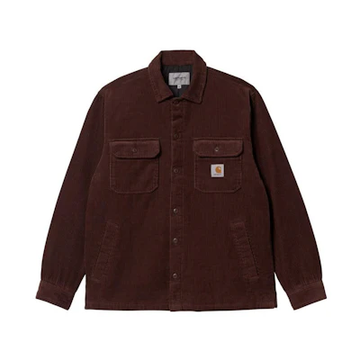 Carhartt WIP FW22 Brown Solid Pocket Shirt Jacket for Men I028827-0W4-XX