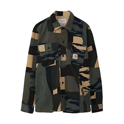 Carhartt WIP FW22 Camo Button-Up Shirt Jacket Multi-Color I030285-0NZ-02