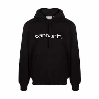 Carhartt WIP FW22 Classic Embroidered Logo Hoodie Black () I030230030D2XX