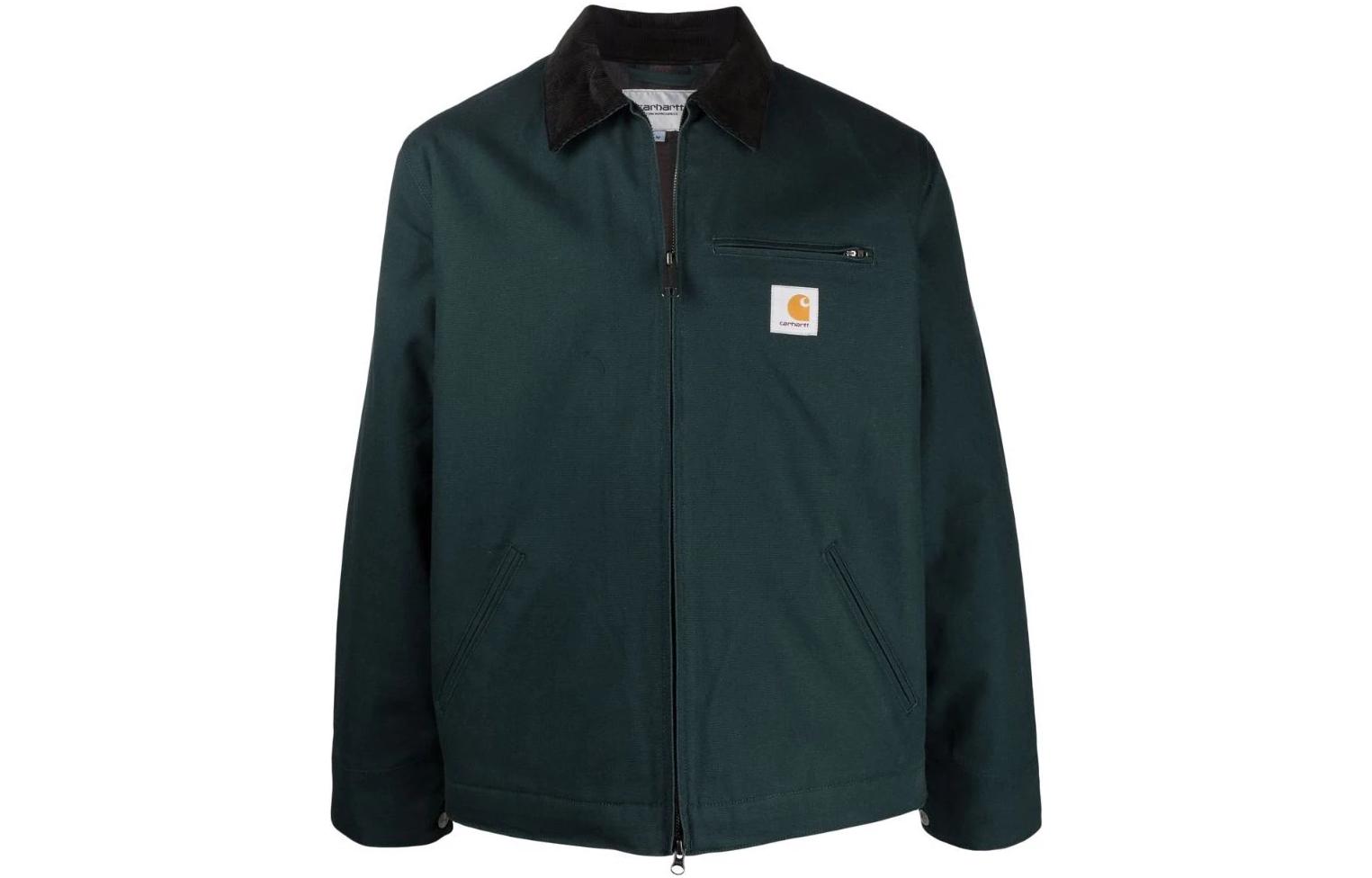 Carhartt WIP FW22 Contrast Collar Jacket Dark Green I028424030MQ01