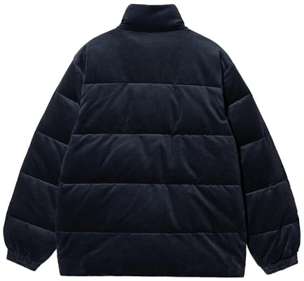 Carhartt WIP FW22 Jaket Corduroy Puffer Biru Gelap Lelaki. I030825-0FH-XX Lookbook Carhartt WIP FW22 Jaket Corduroy Puffer Biru Gelap Lelaki. I030825-0FH-XX