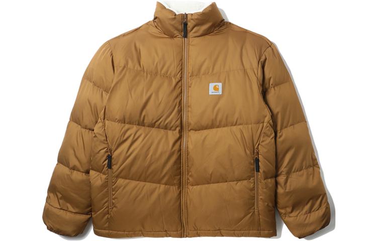 Carhartt WIP FW22 Cullen Reversible Jacket Brown - Outdoor Warm Unisex Insulated Coat CHXDNA222034J-BWL