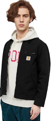 カーハート WIP FW22 デトロイトジャケット ブラック ロゴ ジップアップジャケット. I026467-89-02 Lookbook カーハート WIP FW22 デトロイトジャケット ブラック ロゴ ジップアップジャケット. I026467-89-02