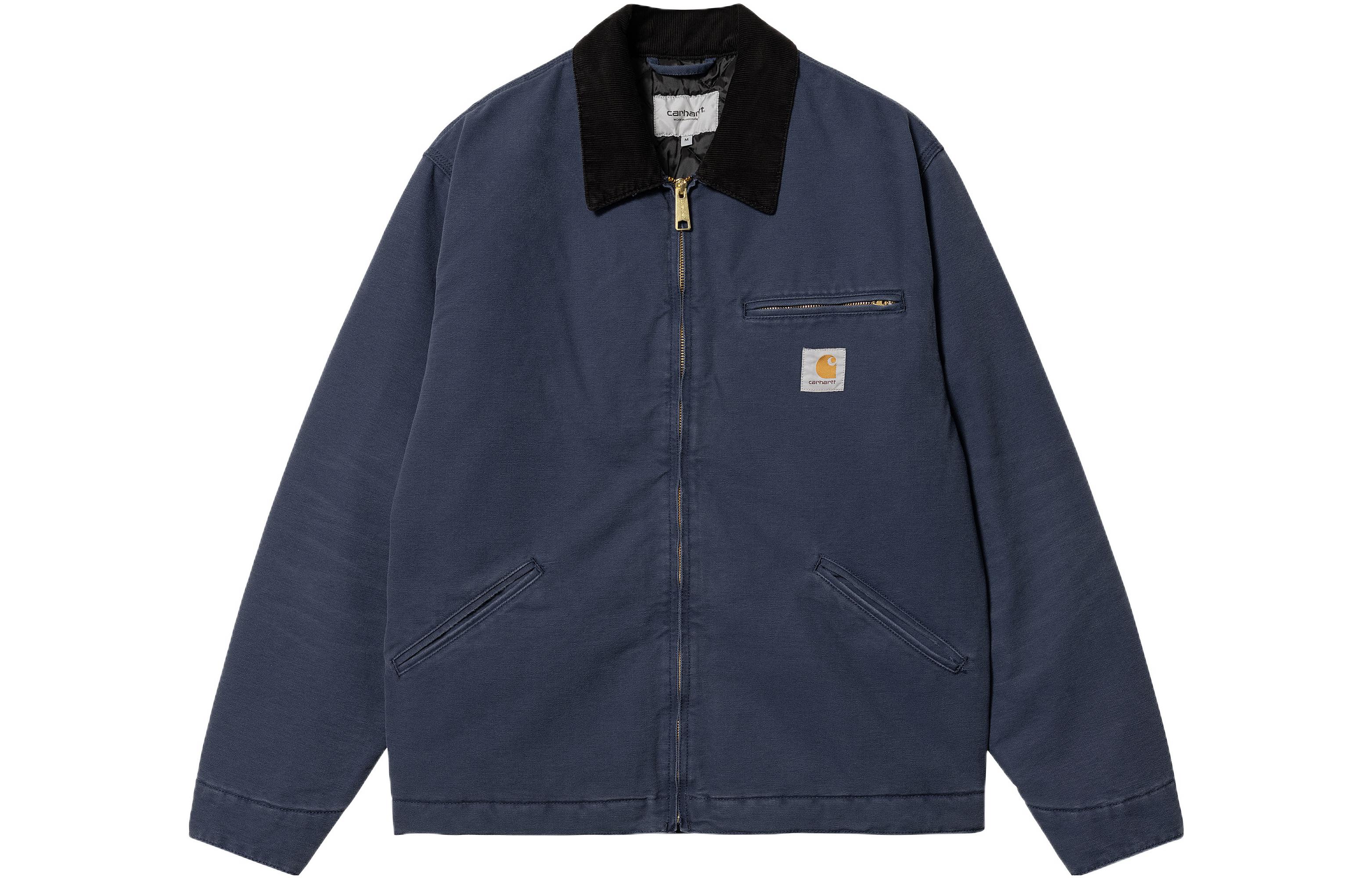 Carhartt WIP FW22 Detroit Jacket Classic Thick Quilted Long Sleeve - Hazy Blue I027358-14G-3K