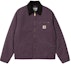 Buy Carhartt WIP FW22 Jaket Detroit Ungu Kolar Corduroy Logo Gaya Vintage Kasual. I027358-0ZD-3K