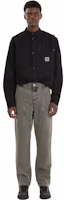 Details for Carhartt WIP FW22 灰色雙層膝直筒牛仔工裝褲 I029196-89-FH