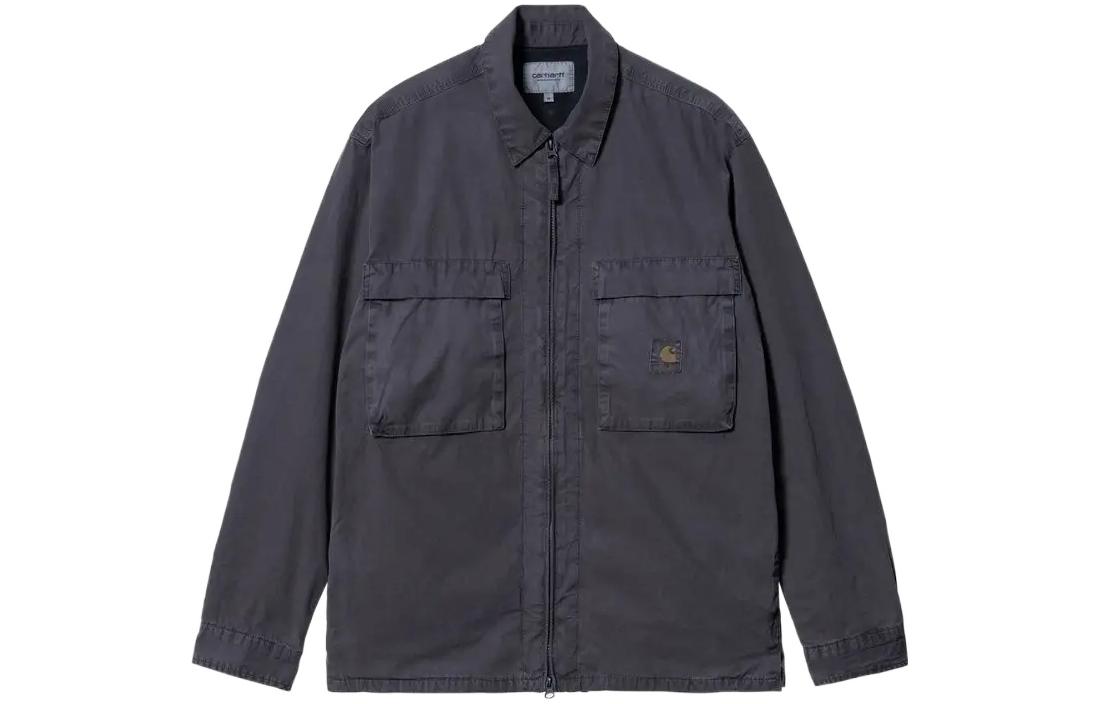 Carhartt WIP FW22 Dual Pocket Zip-Up Shirt Jacket Navy I030791-0WG-GD