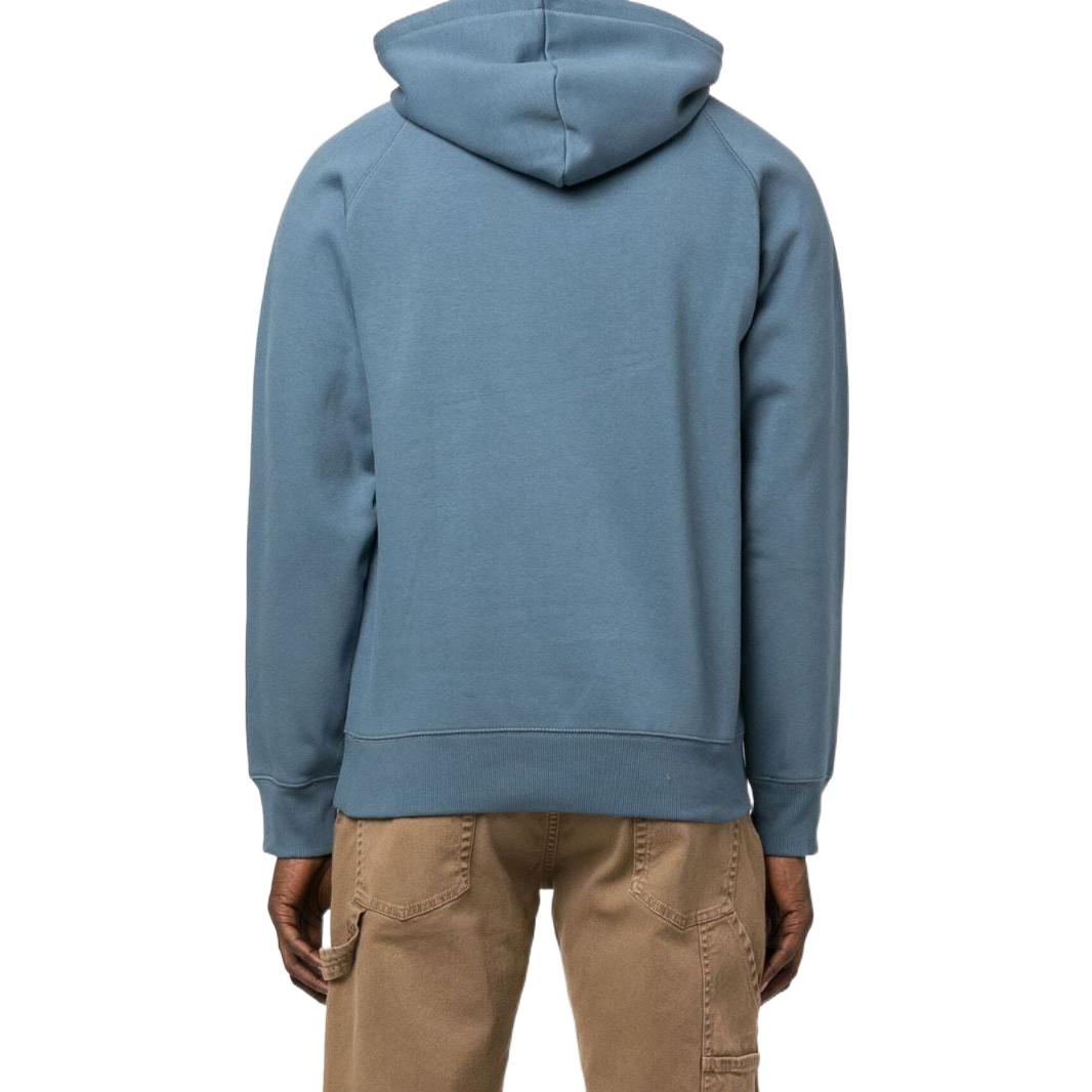 Shop カーハート WIP FW22 刺繍ロゴ ブルーフーディ メンズ I0263840910XW-XX