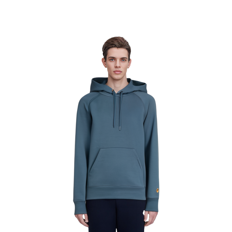 Details for カーハート WIP FW22 刺繍ロゴ ブルーフーディ メンズ I0263840910XW-XX