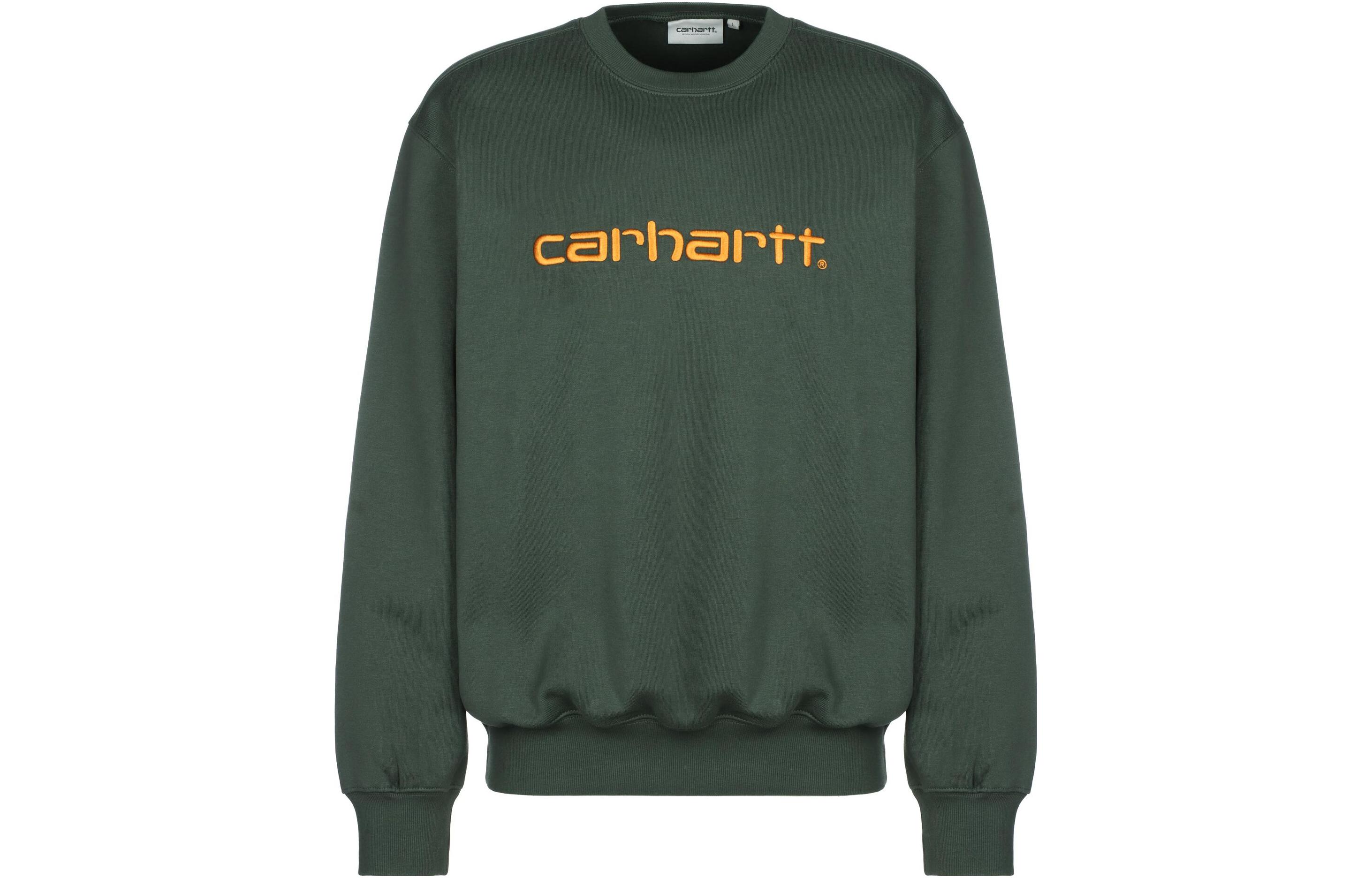 Carhartt WIP FW22 Embroidered Logo Crewneck Sweatshirt Green () I030229-12C-XX