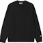 Order Carhartt WIP FW22 刺绣标志黑色套头卫衣 I026383-00F-XX