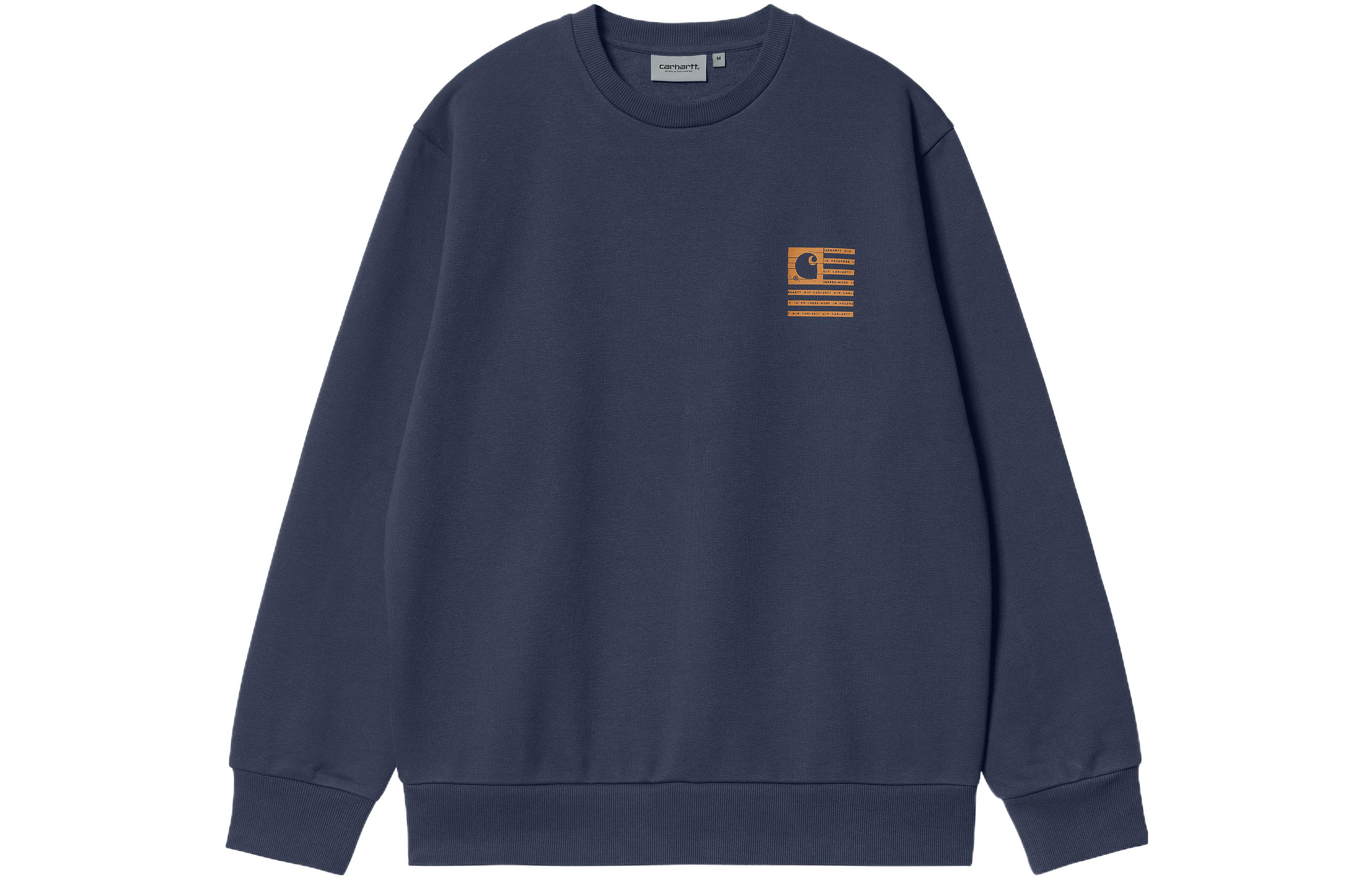 Carhartt WIP FW22 Graphic Crewneck Pullover Sweatshirt Men’s Blue I031011-16N-XX