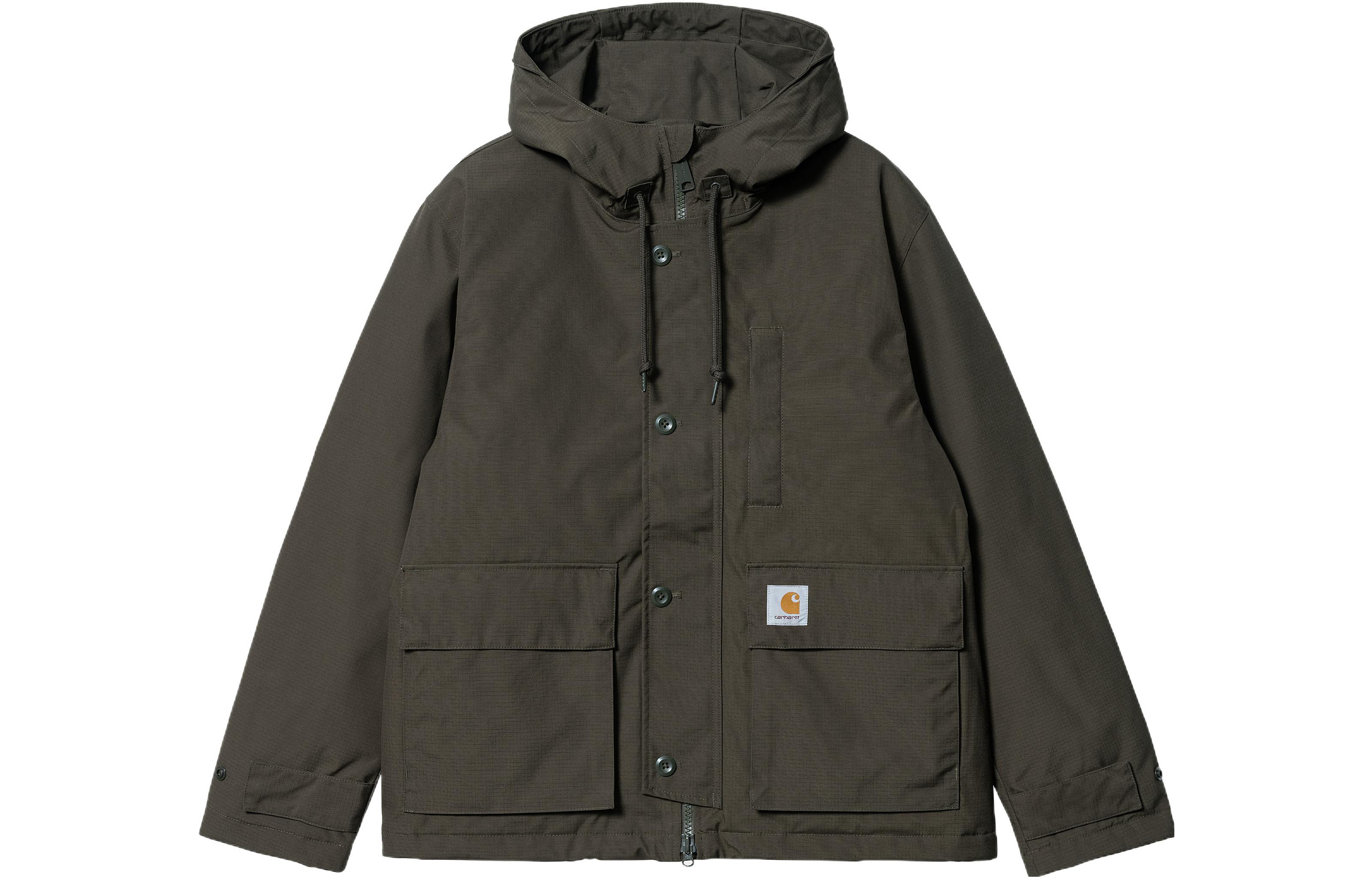 Carhartt WIP FW22 Green Solid Pocket Hoodie Jacket I030771-63-XX