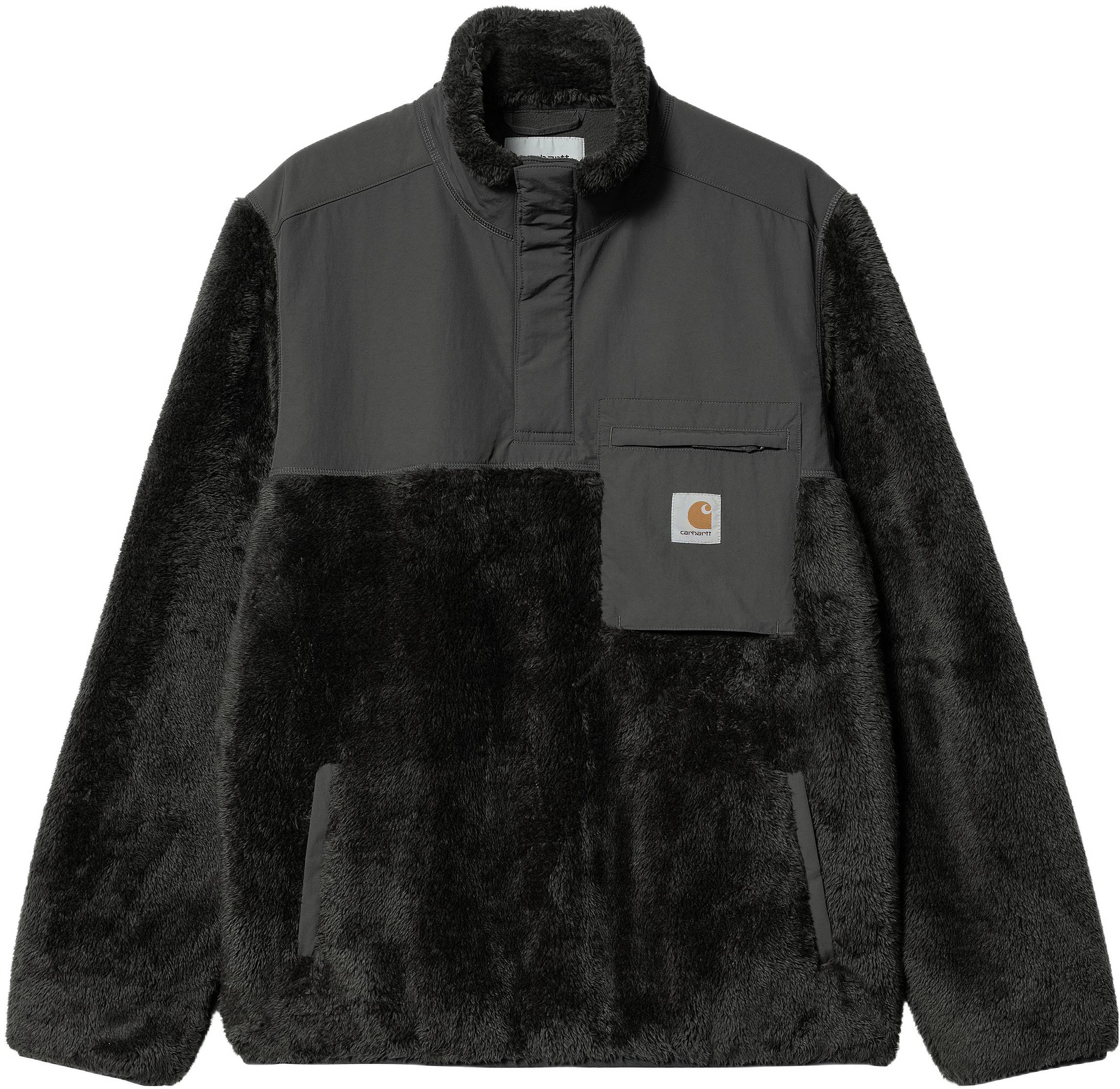 carhartt-wip-fw-22-half-button-logo-collar-casual-shirt-jacket-black-i030921-0-wg-xx
