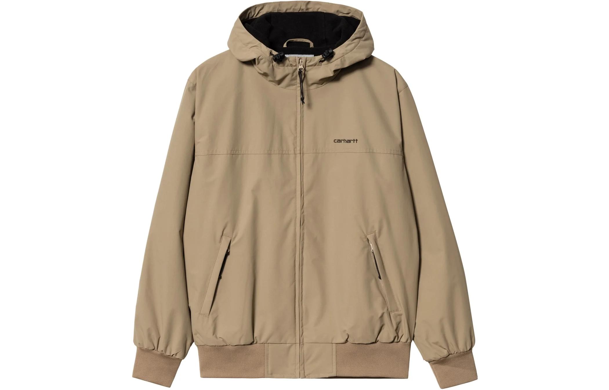 Carhartt WIP FW22 Hooded Sail Jacket - Tanami Logo Print Zip-Up Jacket I028436-0GC-XX