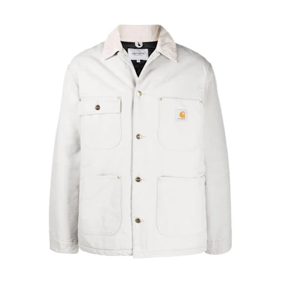 Carhartt WIP FW22 Label Shirt Jacket White I027357-03H-AM