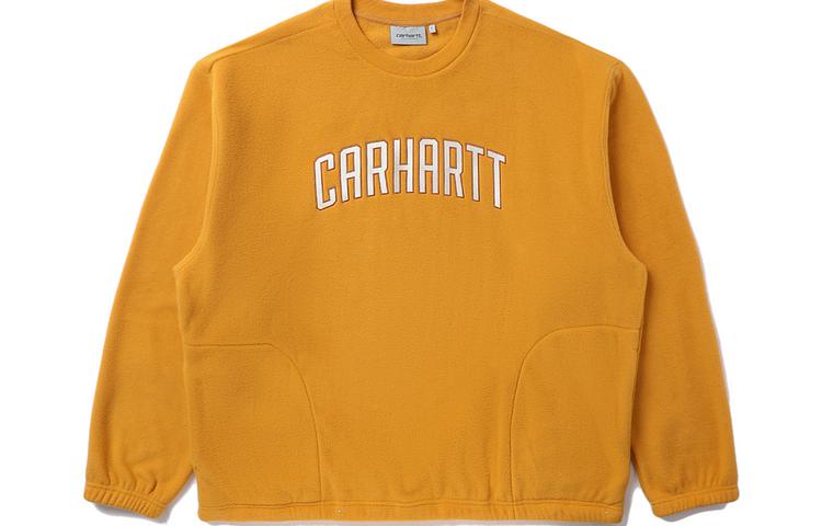 Order Carhartt WIP FW22 Logo 羊毛圆领卫衣 橙色 CHXSWA222040J-ORL