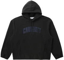 Carhartt WIP FW22 Logo Patch Pullover Hoodie Black () CHXSWA222039J-BKX Carhartt WIP FW22 Logo Patch Pullover Hoodie Black () CHXSWA222039J-BKX