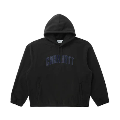 Carhartt WIP FW22 Logo Patch Pullover Hoodie Black () CHXSWA222039J-BKX