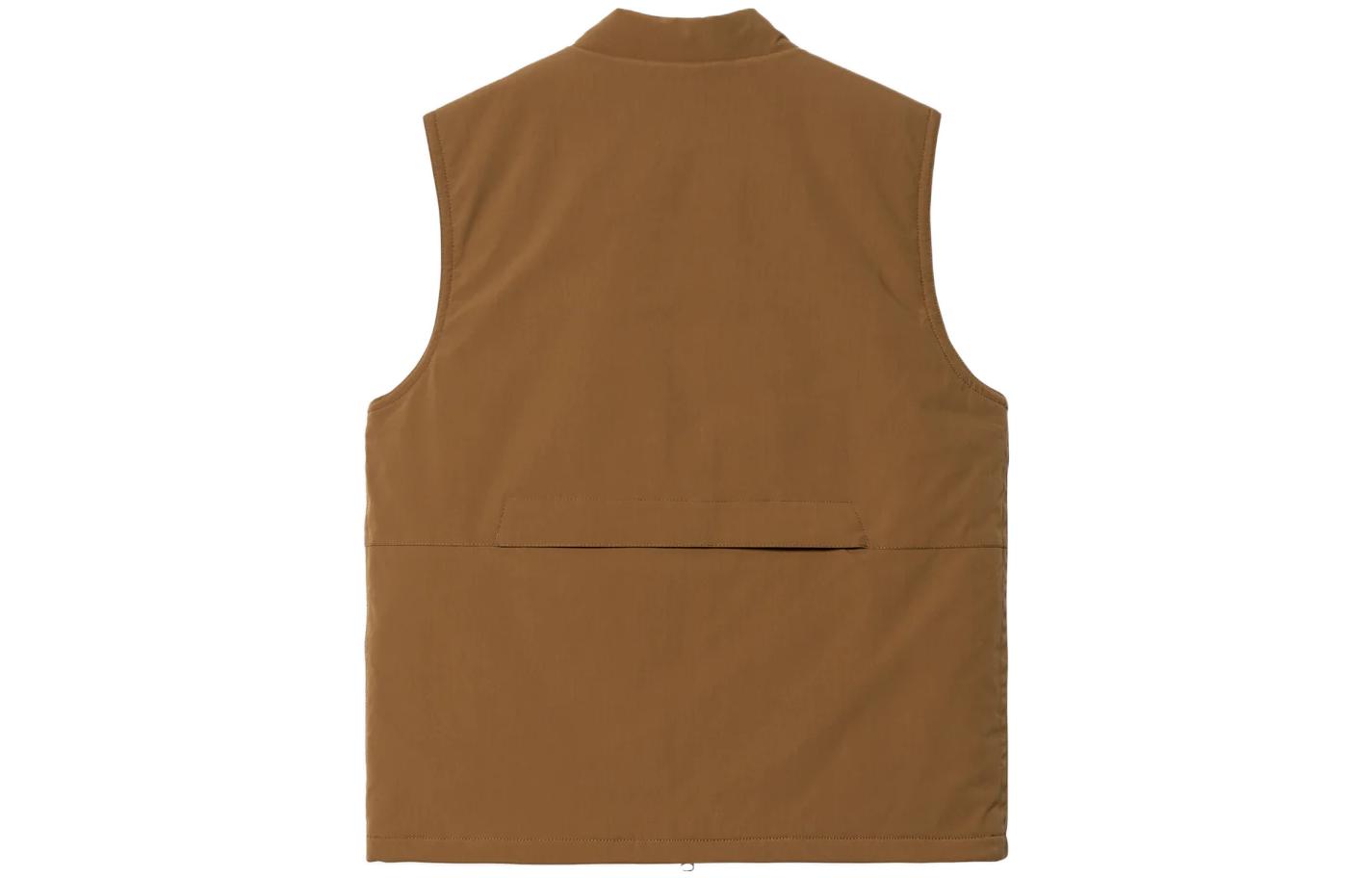 Lookbook Carhartt WIP FW22 Logo Vest Brown for Men. I029453-HZ-XX