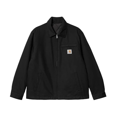 Carhartt WIP FW22 Madera Black Reversible Detroit Jacket Workwear Style I030829-0D2-XX