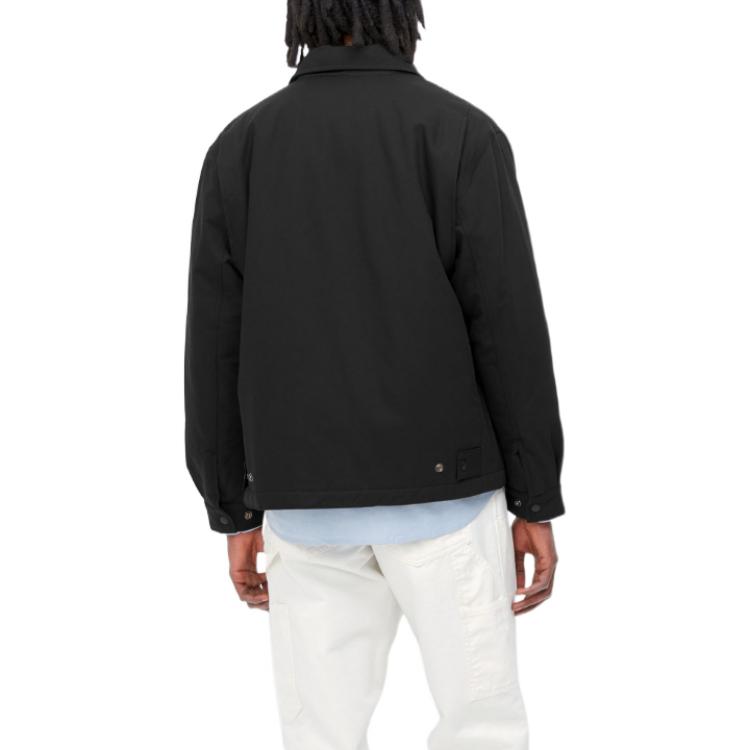 Sizing Carhartt WIP FW22 Madera 黑色可翻转底特律夹克 工装风格 I030829-0D2-XX