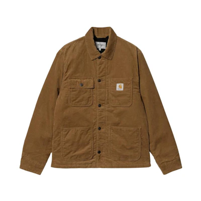 Carhartt WIP FW22 Michigan Corduroy Jacket Classic Multi-Pocket Brown I031209-0W0-02