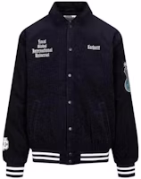 Carhartt WIP FW22 Navy Letter Embroidered Collar Button-Up Jacket I0308190-CO-XX Carhartt WIP FW22 Navy Letter Embroidered Collar Button-Up Jacket I0308190-CO-XX
