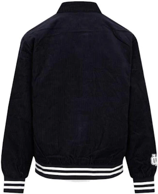 Carhartt WIP FW22 Navy Letter Embroidered Collar Button-Up Jacket I0308190-CO-XX Lookbook Carhartt WIP FW22 Navy Letter Embroidered Collar Button-Up Jacket I0308190-CO-XX