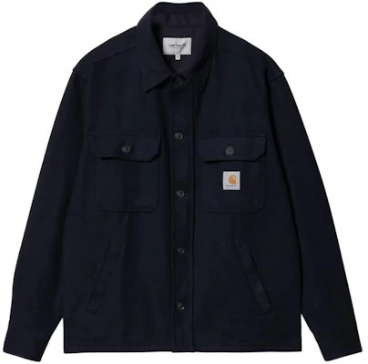 Carhartt WIP FW22 海軍藍標誌口袋長袖襯衫外套 I030792-1C-XX Buy Carhartt WIP FW22 海軍藍標誌口袋長袖襯衫外套 I030792-1C-XX