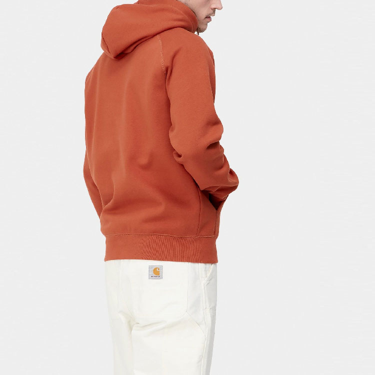 Purchase Carhartt WIP FW22 Hoodie Oren dengan Tali Serut I026384-1DG-XX